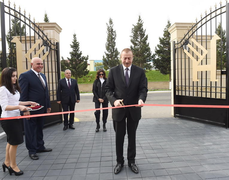 Поездка Президента Ильхама Алиева и Первой леди Мехрибан Алиевой в Агдамский район