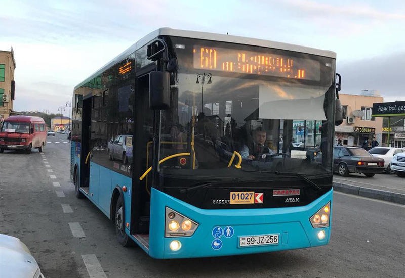 Новые автобусы на улицах Баку