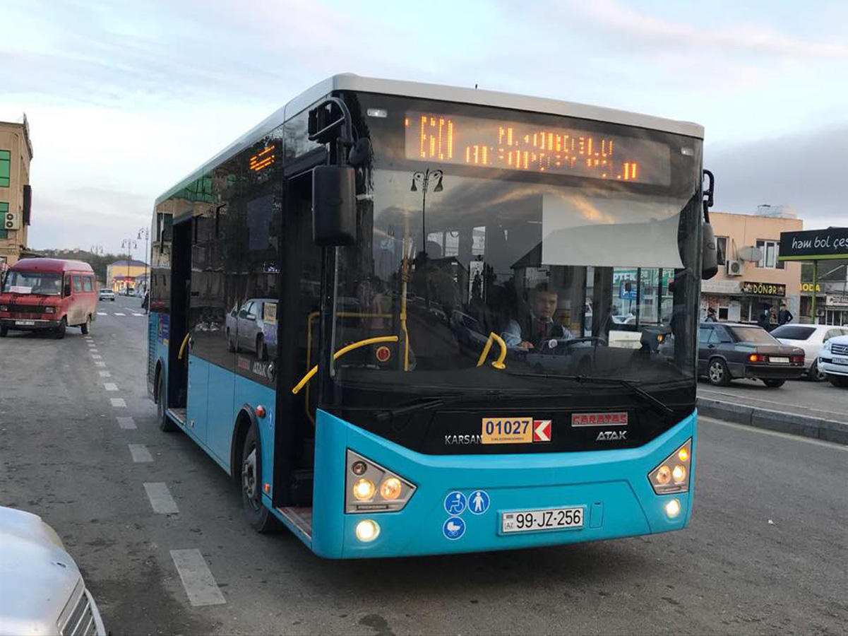 Новые автобусы на улицах Баку