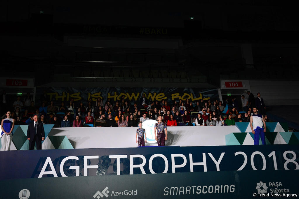 В рамках Кубка мира по акробатической гимнастике в Баку прошло вручение AGF Trophy