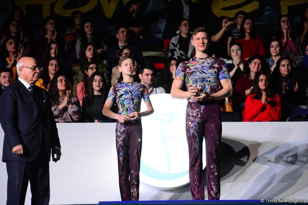 В рамках Кубка мира по акробатической гимнастике в Баку прошло вручение AGF Trophy