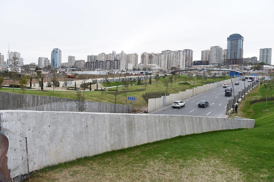 Bakının mərkəzində nəhəng park salınır