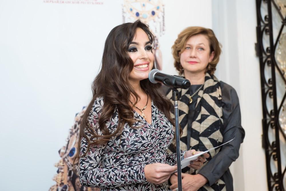 Вице-президент Фонда Гейдара Алиева Лейла Алиева приняла участие в открытии выставки «Семь красавиц» в Москве