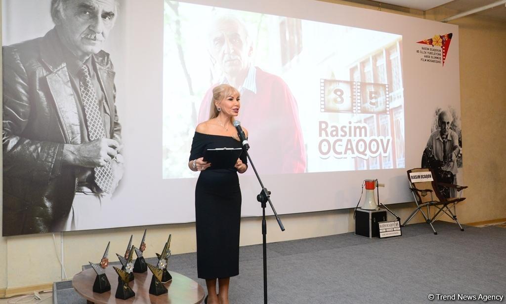 В Шеки прошла церемония награждения победителей конкурса фильмов и фоторабот в честь 85-летнего юбилея Расима Оджагова