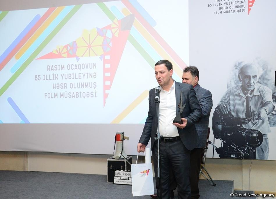 В Шеки прошла церемония награждения победителей конкурса фильмов и фоторабот в честь 85-летнего юбилея Расима Оджагова