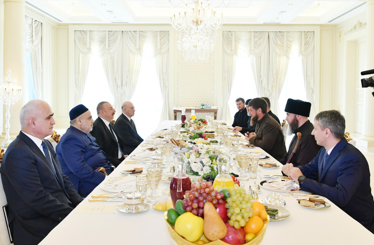 Президент Ильхам Алиев принял главу Чечни Рамзана Кадырова