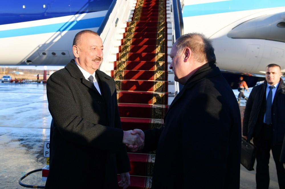 Рабочий визит Президента Ильхама Алиева в Россию