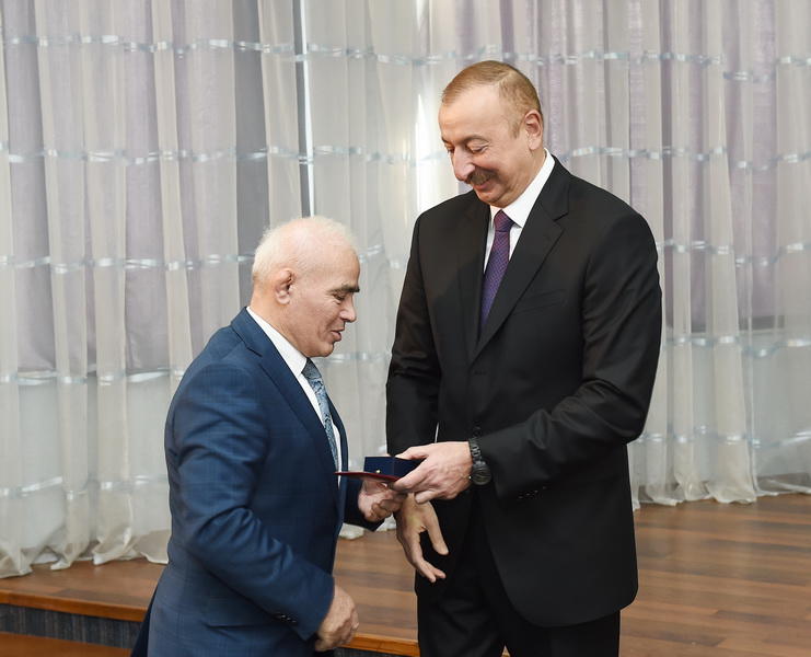 Президент Ильхам Алиев принял участие в церемонии, посвященной спортивным итогам 2018 года