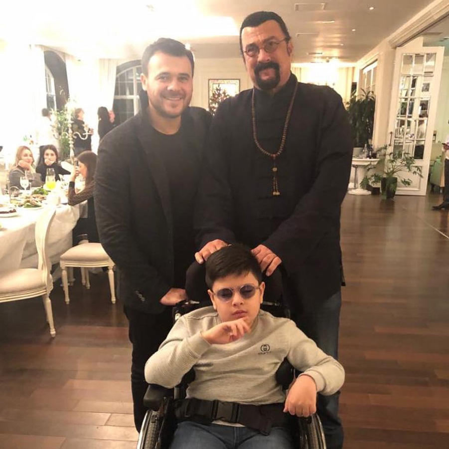 Эмин Агаларов отметил день рождения со Стивеном Сигалом