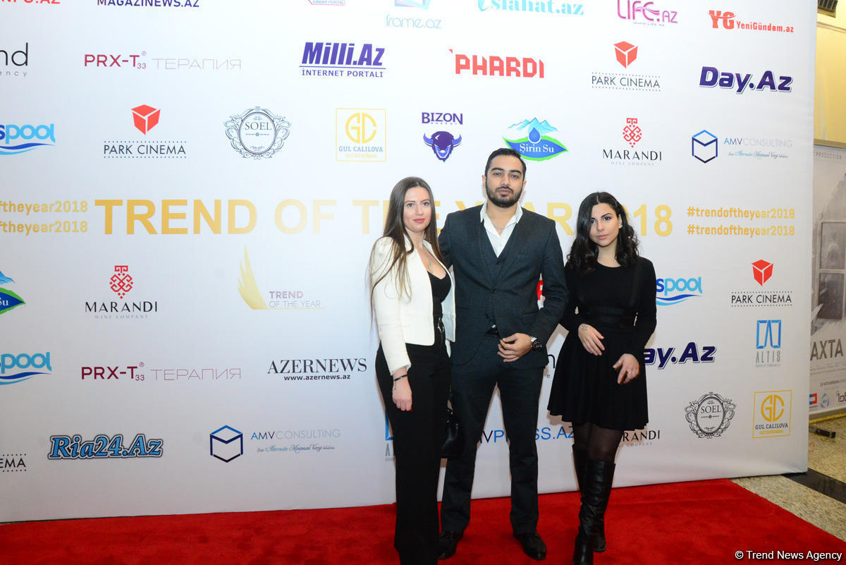 В Баку прошел гала-вечер церемонии награждения Trend of the Year 2018