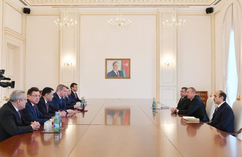 Президенту Ильхаму Алиеву вручен орден «За заслуги перед Астраханской областью»