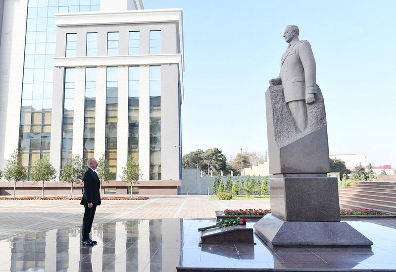 Президент Ильхам Алиев принял участие в открытии нового учебного здания Полицейской академии МВД