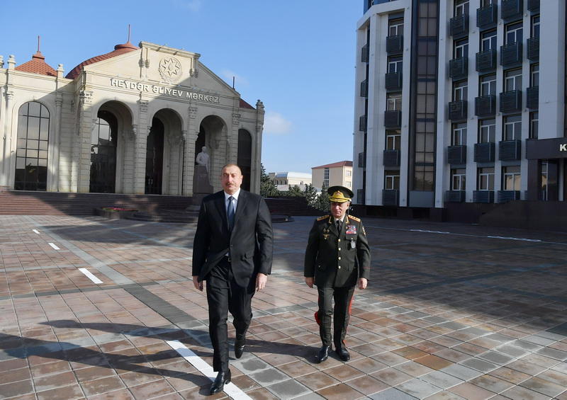Президент Ильхам Алиев принял участие в открытии нового учебного здания Полицейской академии МВД
