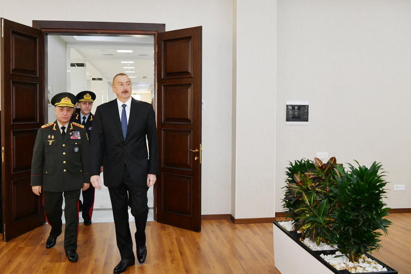 Президент Ильхам Алиев принял участие в открытии нового учебного здания Полицейской академии МВД