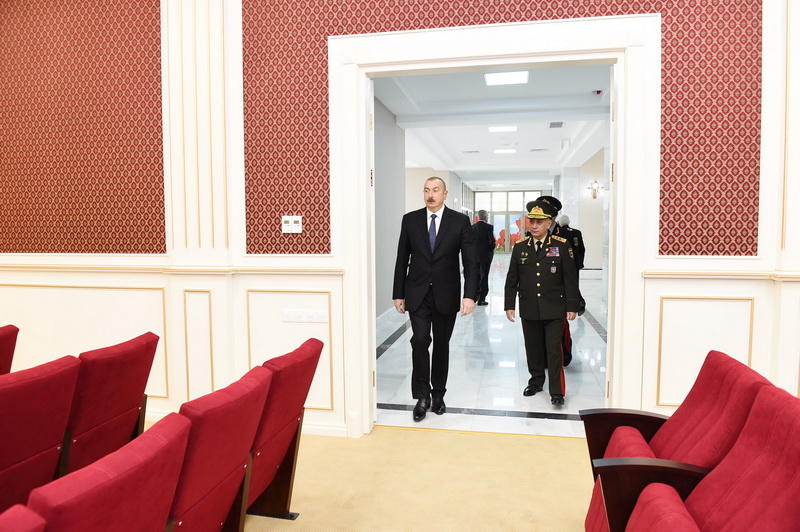 Президент Ильхам Алиев принял участие в открытии нового учебного здания Полицейской академии МВД