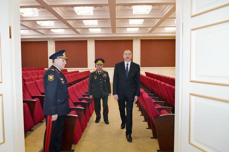 Президент Ильхам Алиев принял участие в открытии нового учебного здания Полицейской академии МВД