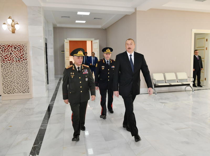 Президент Ильхам Алиев принял участие в открытии нового учебного здания Полицейской академии МВД
