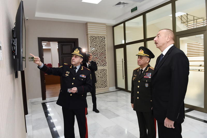 Президент Ильхам Алиев принял участие в открытии нового учебного здания Полицейской академии МВД