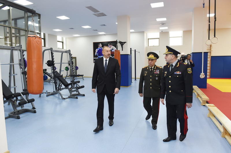 Президент Ильхам Алиев принял участие в открытии нового учебного здания Полицейской академии МВД