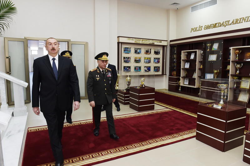 Президент Ильхам Алиев принял участие в открытии нового учебного здания Полицейской академии МВД