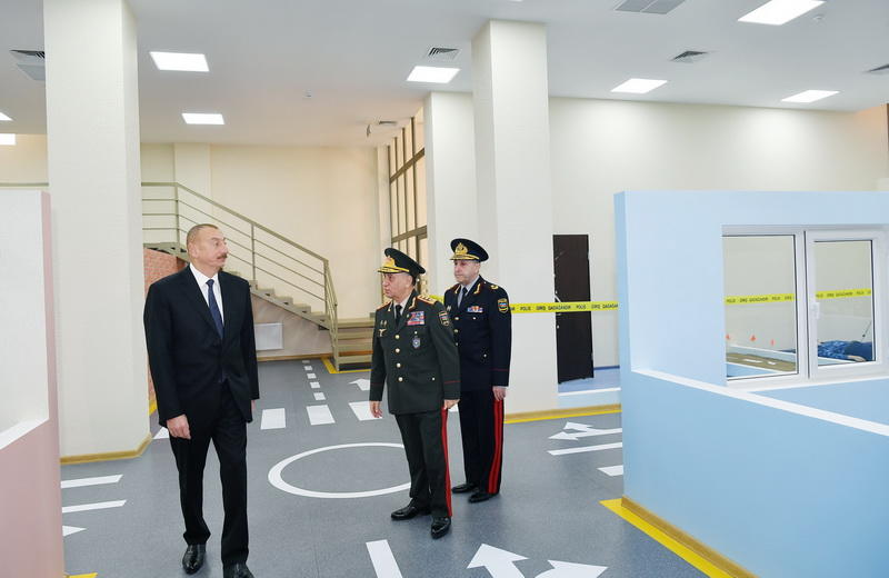 Президент Ильхам Алиев принял участие в открытии нового учебного здания Полицейской академии МВД