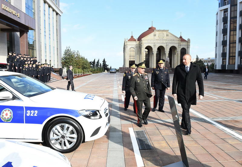 Президент Ильхам Алиев принял участие в открытии нового учебного здания Полицейской академии МВД