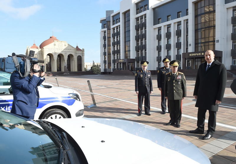 Президент Ильхам Алиев принял участие в открытии нового учебного здания Полицейской академии МВД