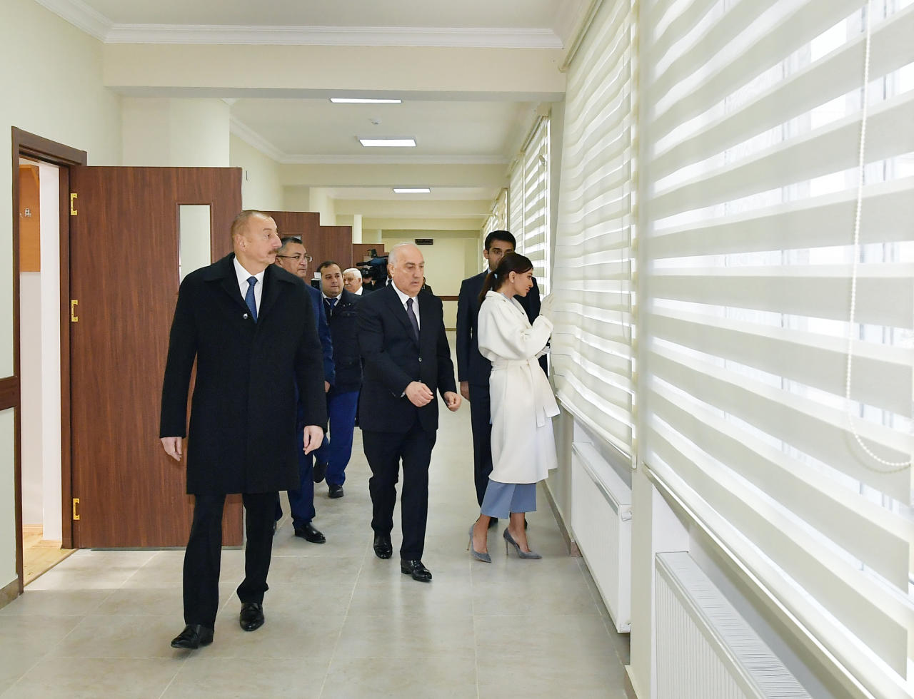 Президент Ильхам Алиев и Первая леди Мехрибан Алиева приняли участие в открытии жилового комплекса для беженцев и вынужденных переселенцев в Сумгайыте