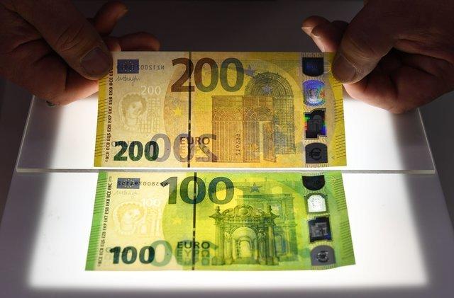 В Европе выпустят новые 100 и 200 евро