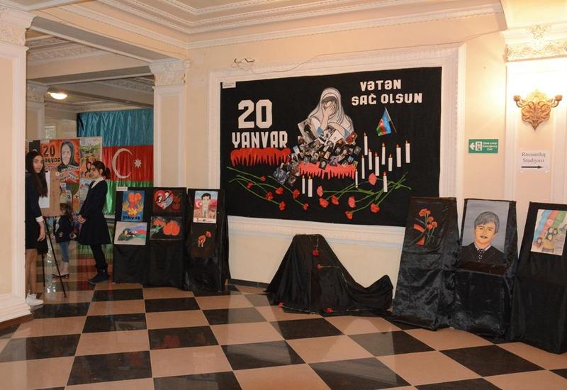 Qaradağda 20 Yanvar şəhidlərinin xatirəsi anılıb