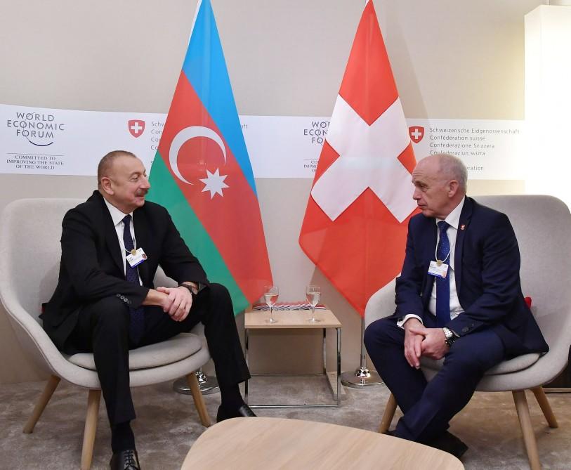 Президент Ильхам Алиев: Мы заинтересованы в привлечении большего количества швейцарских компаний в экономическое развитие Азербайджана в качестве инвесторов