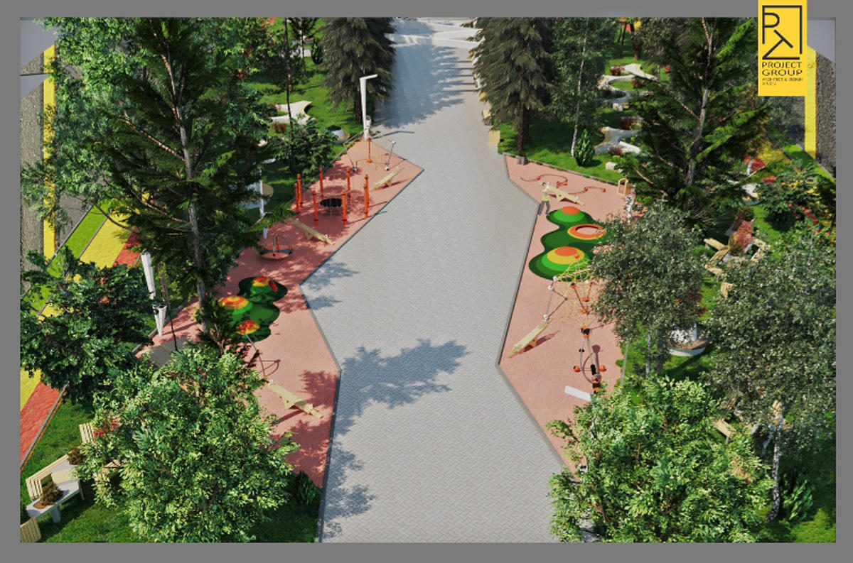 "Atatürk" parkında təmir işləri davam etdirilir