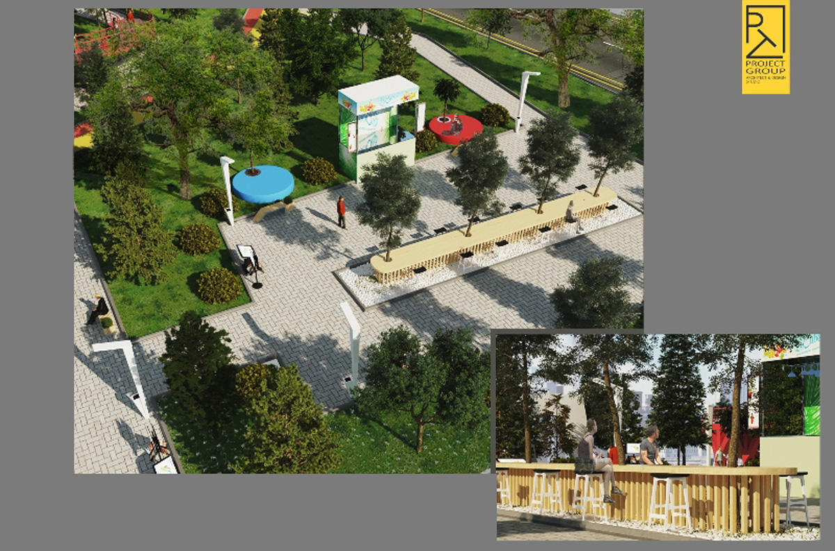 "Atatürk" parkında təmir işləri davam etdirilir