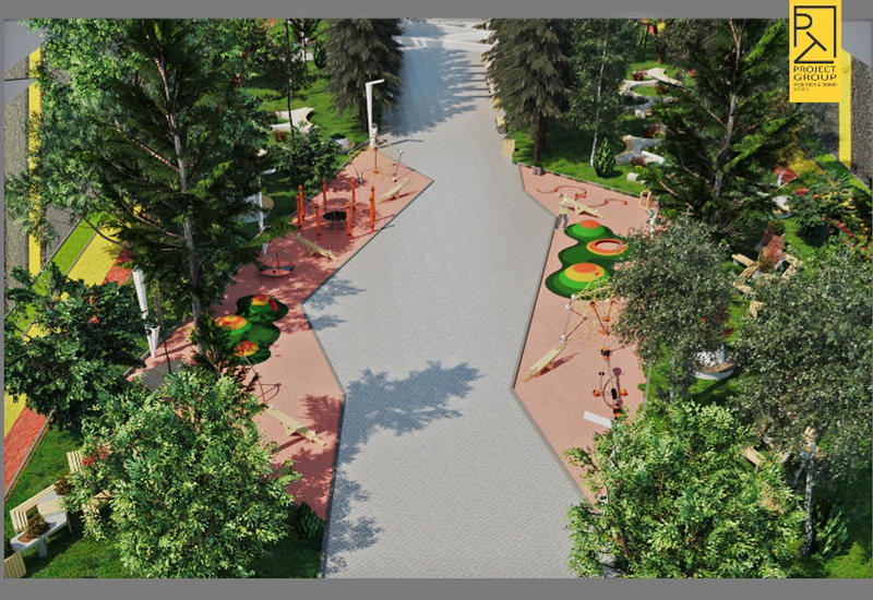 "Atatürk" parkında təmir işləri davam etdirilir