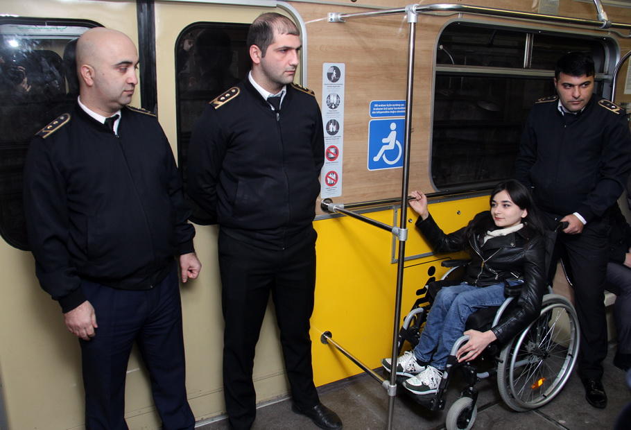 Инвалиды-колясочники смогут полноценно пользоваться бакинским метро
