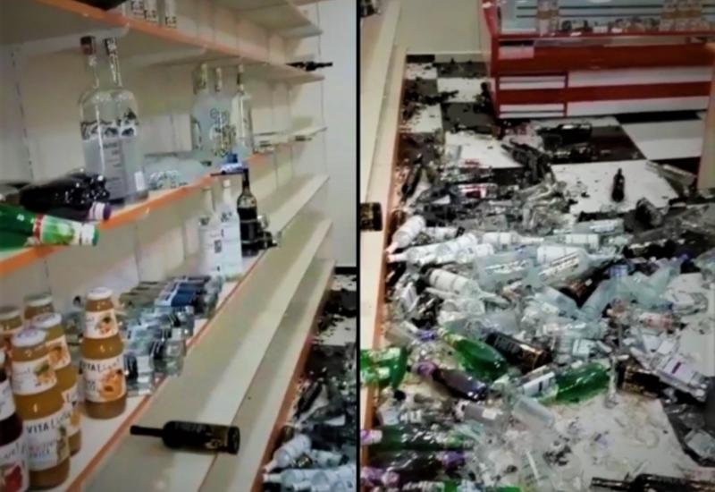 Новые кадры землетрясения в Азербайджане