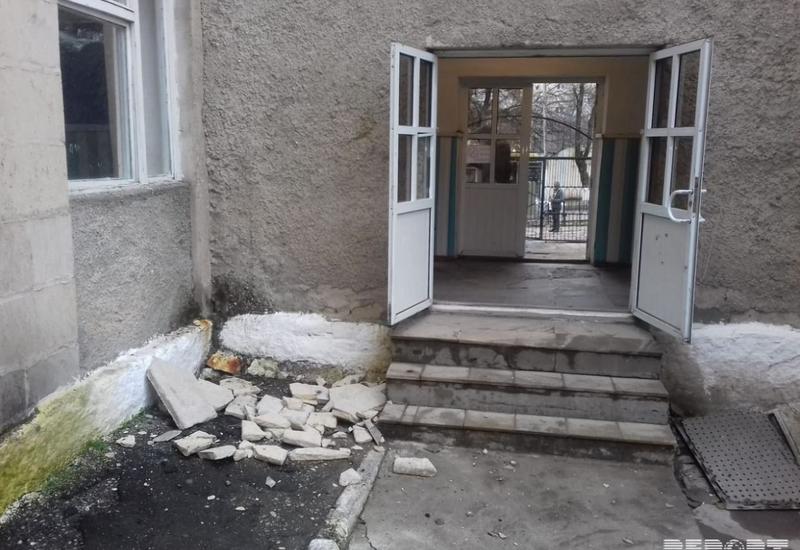 В Шамахе разрушена школа
