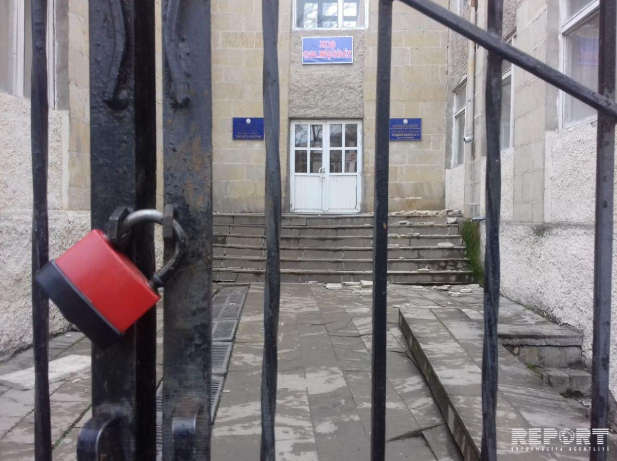 В Шамахе разрушена школа