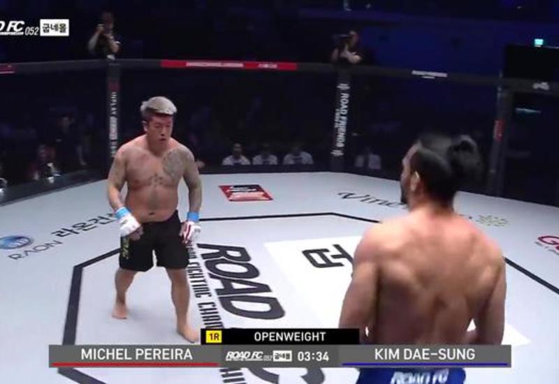 Боец MMA устроил акробатическое шоу и нокаутировал соперника