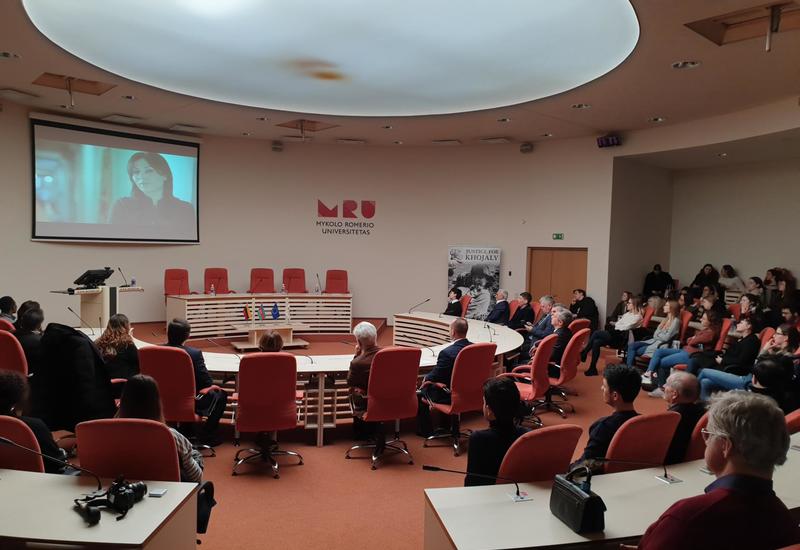 Litvanın Mykolo Romerio universitetində Xocalı soyqırımına həsr olunmuş tədbir keçirilib