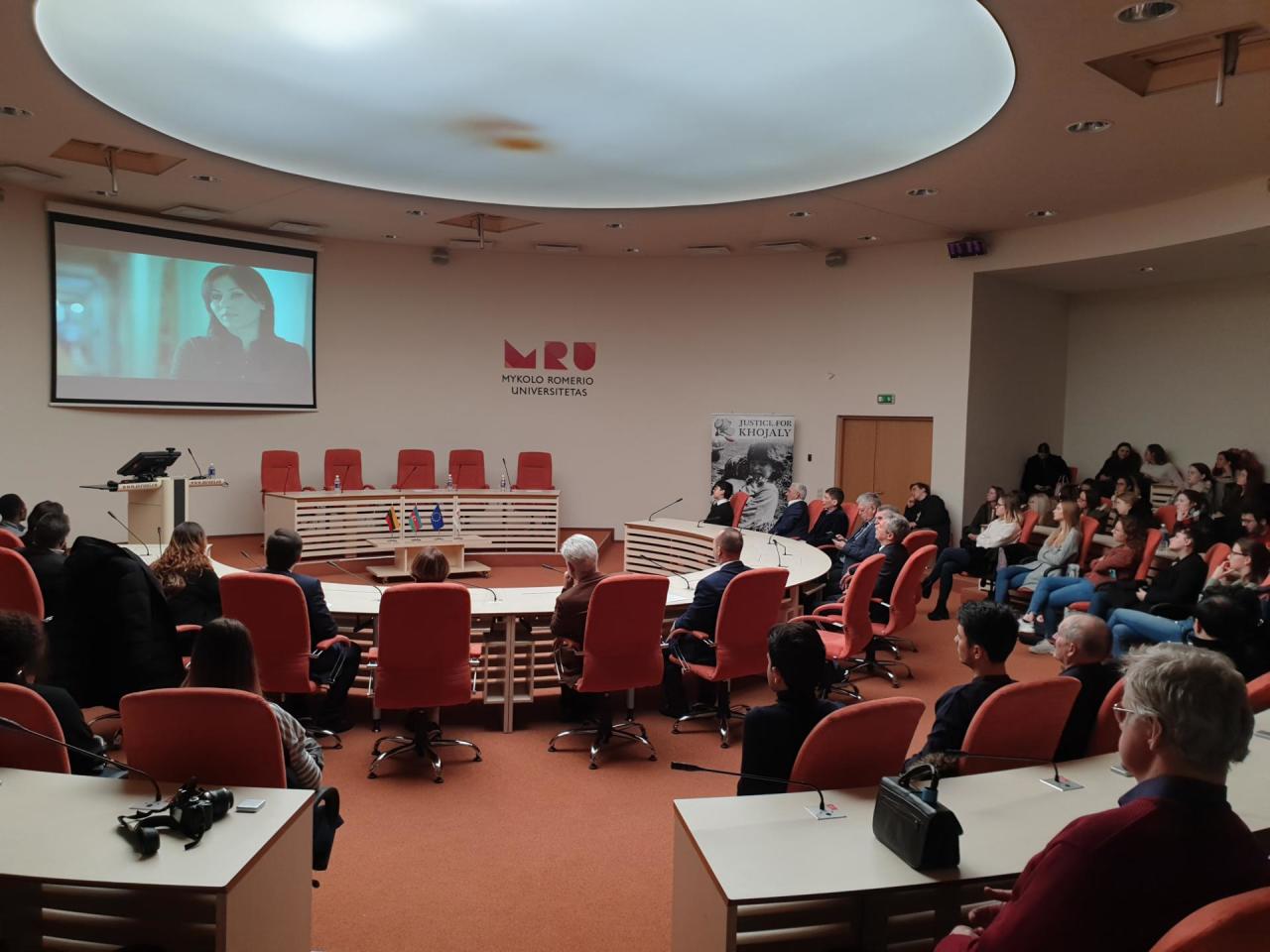 Litvanın Mykolo Romerio universitetində Xocalı soyqırımına həsr olunmuş tədbir keçirilib