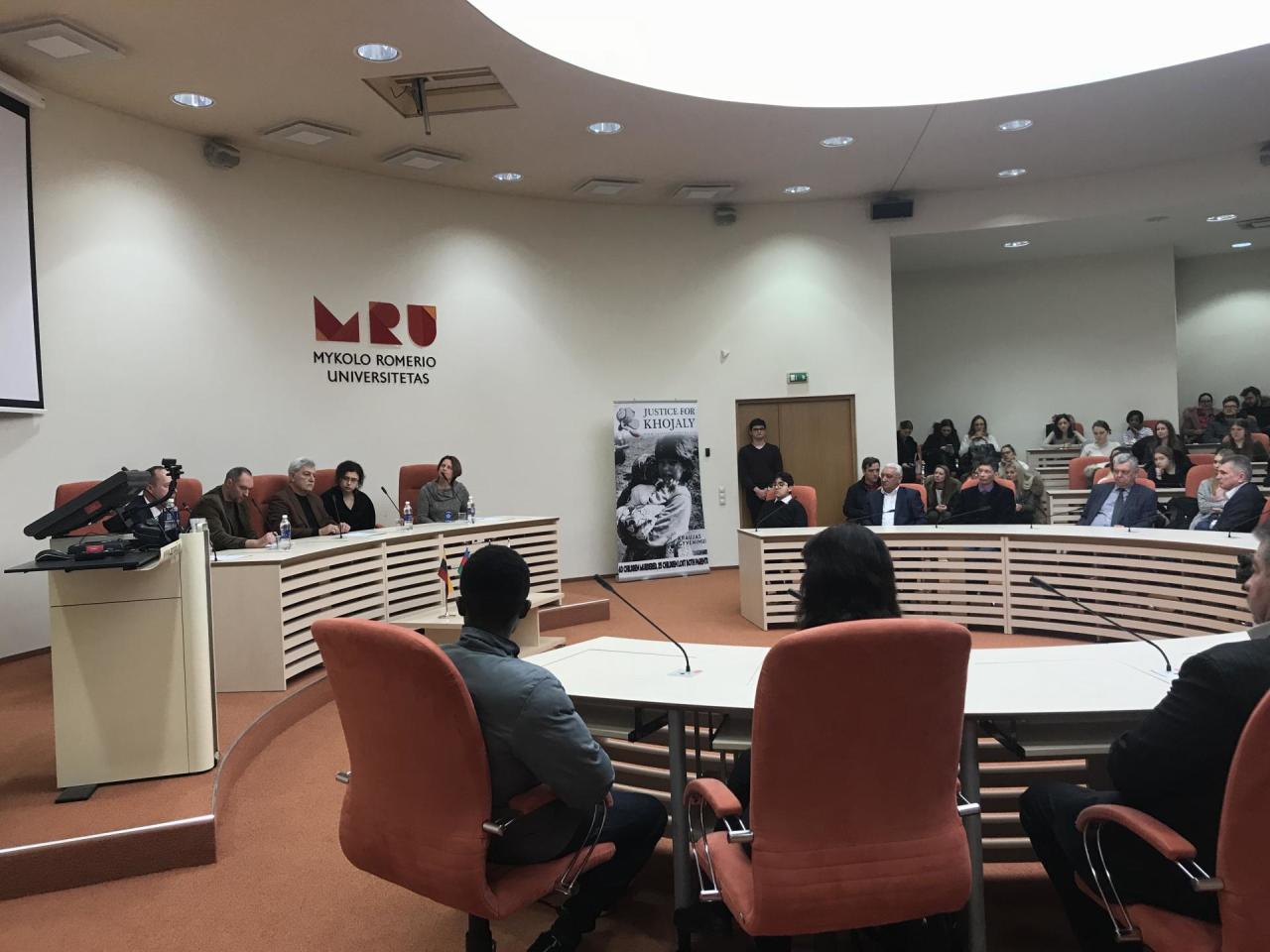 Litvanın Mykolo Romerio universitetində Xocalı soyqırımına həsr olunmuş tədbir keçirilib