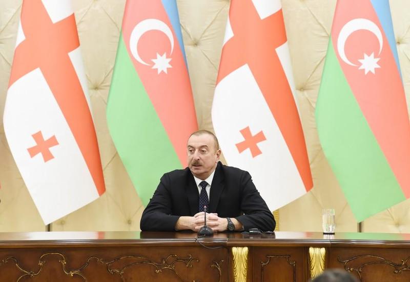 Президент Ильхам Алиев: Азербайджан и Грузия и впредь будут поддерживать друг друга