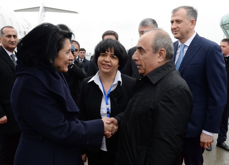 Президент Ильхам Алиев и Саломе Зурабишвили выступили с заявлениями для печати