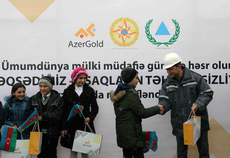 ЗАО “AzerGold” организовало просветительское мероприятие  в связи с Днем гражданской обороны