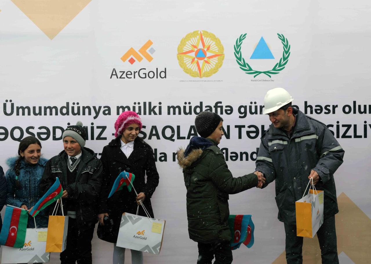 ЗАО “AzerGold” организовало просветительское мероприятие  в связи с Днем гражданской обороны