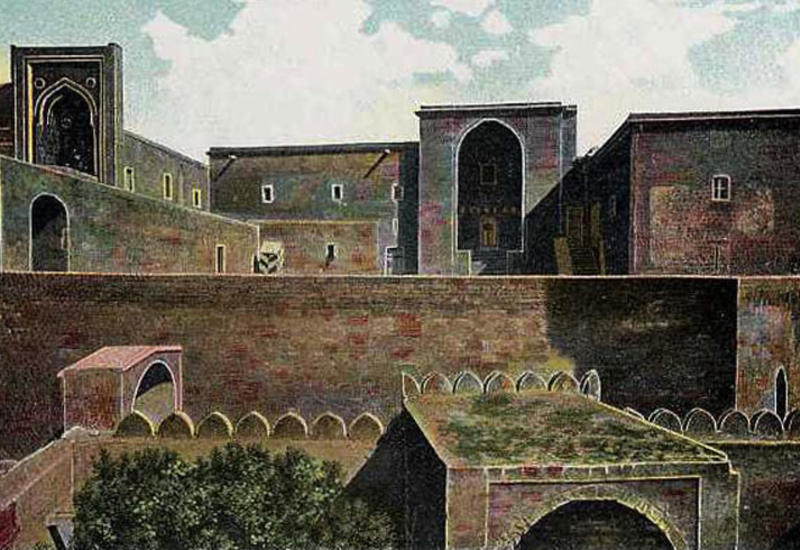 Как выглядели Дворец Ширваншахов и Джума мечеть в конце XIX веков