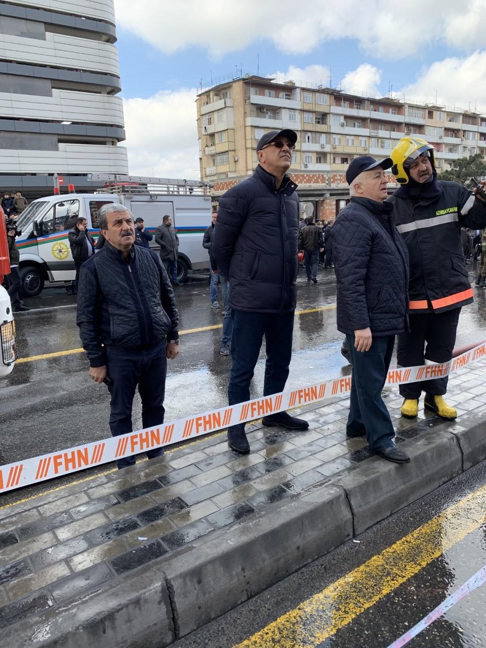 Oruc Zalovla icra başçısı da hadisə yerinə gəlib