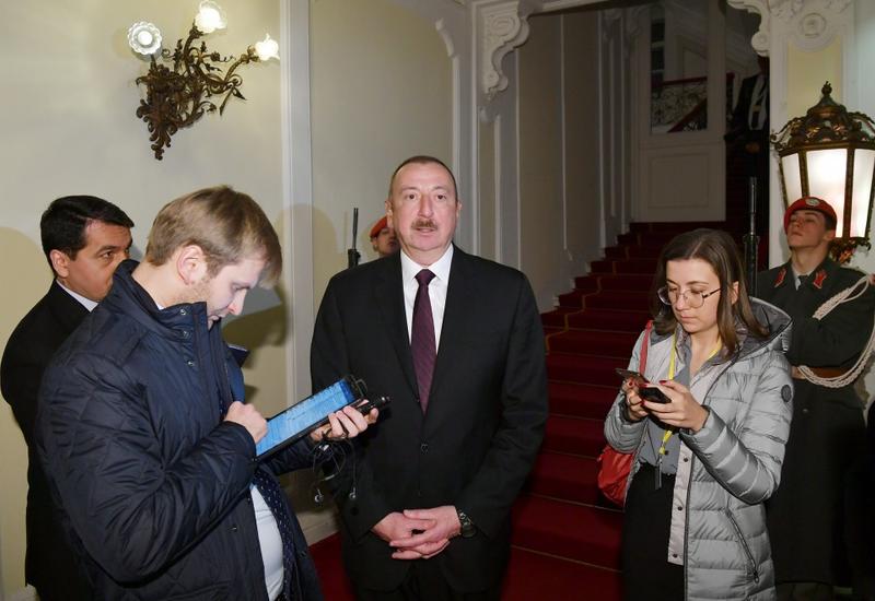 Президент Ильхам Алиев: Важным является то, что формат переговоров остался неизменным