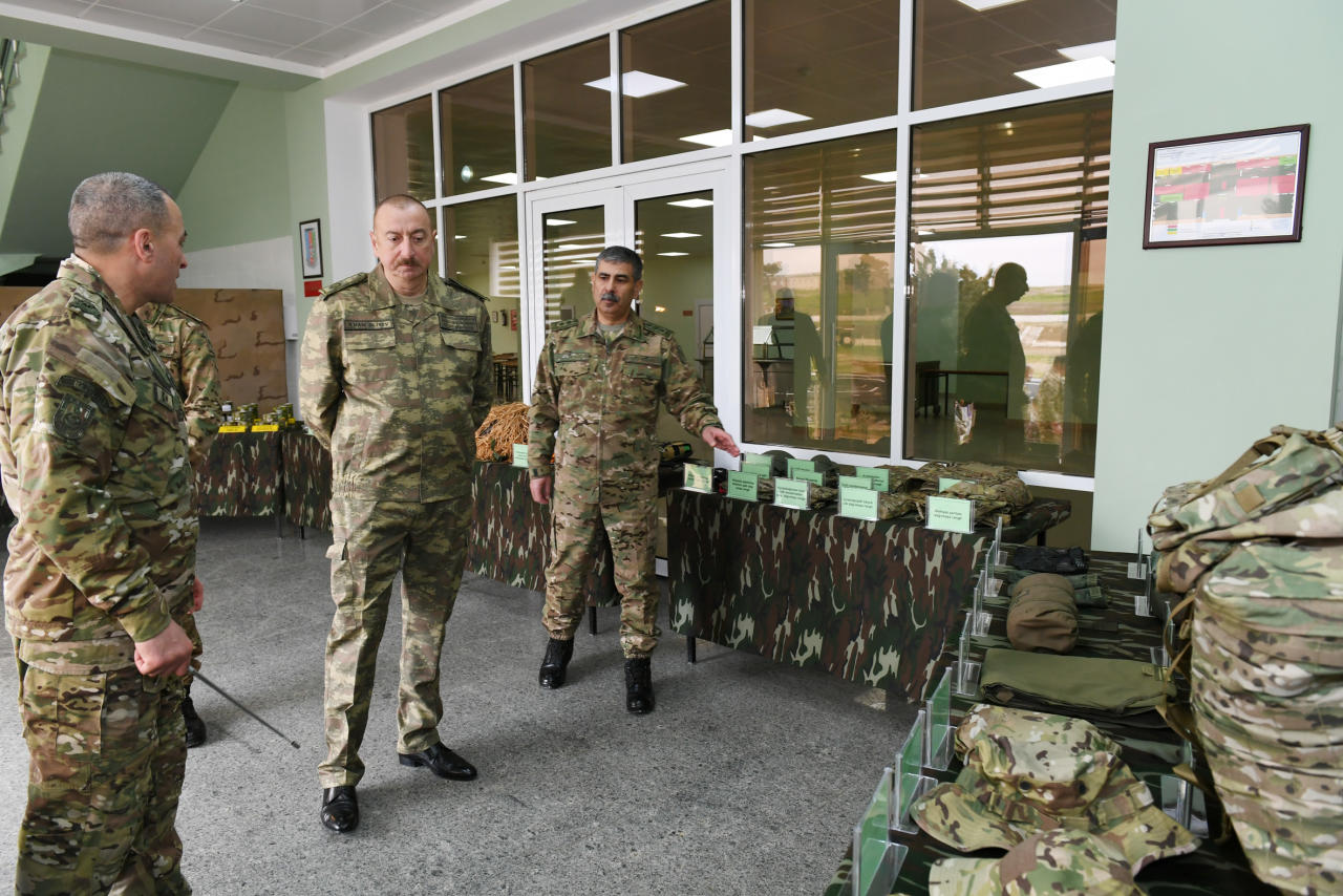 Президент Ильхам Алиев побывал в N-ской воинской части Сил специального назначения Минобороны